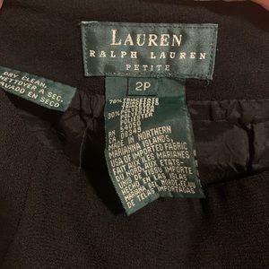 LAUREN by Ralph Lauren Black Pencil Skirt 2P